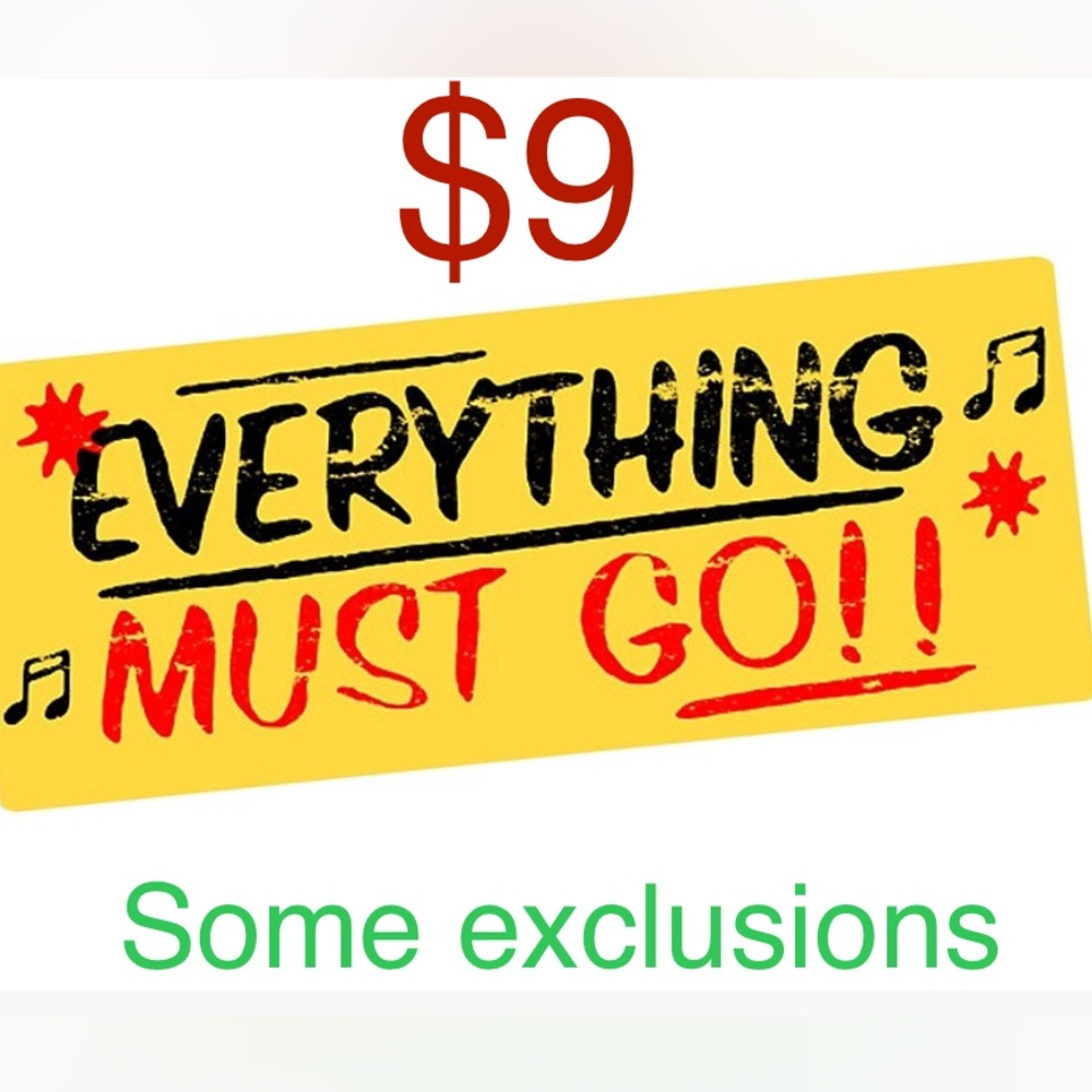 Most items are going to be $9 or less